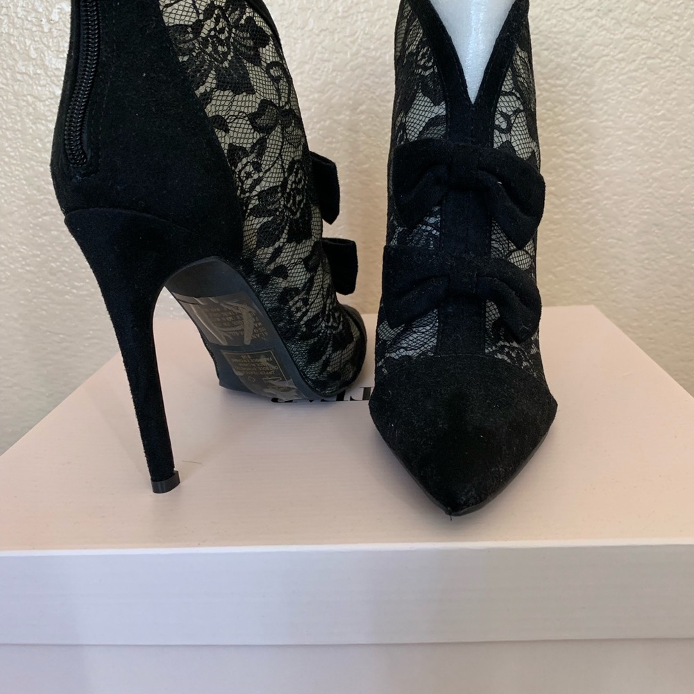 Black heels.